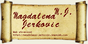Magdalena Jerković vizit kartica